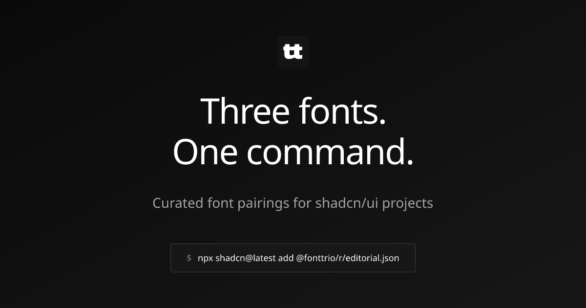 fonttrio
